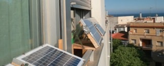 Solarpanel-Balkonsystemen