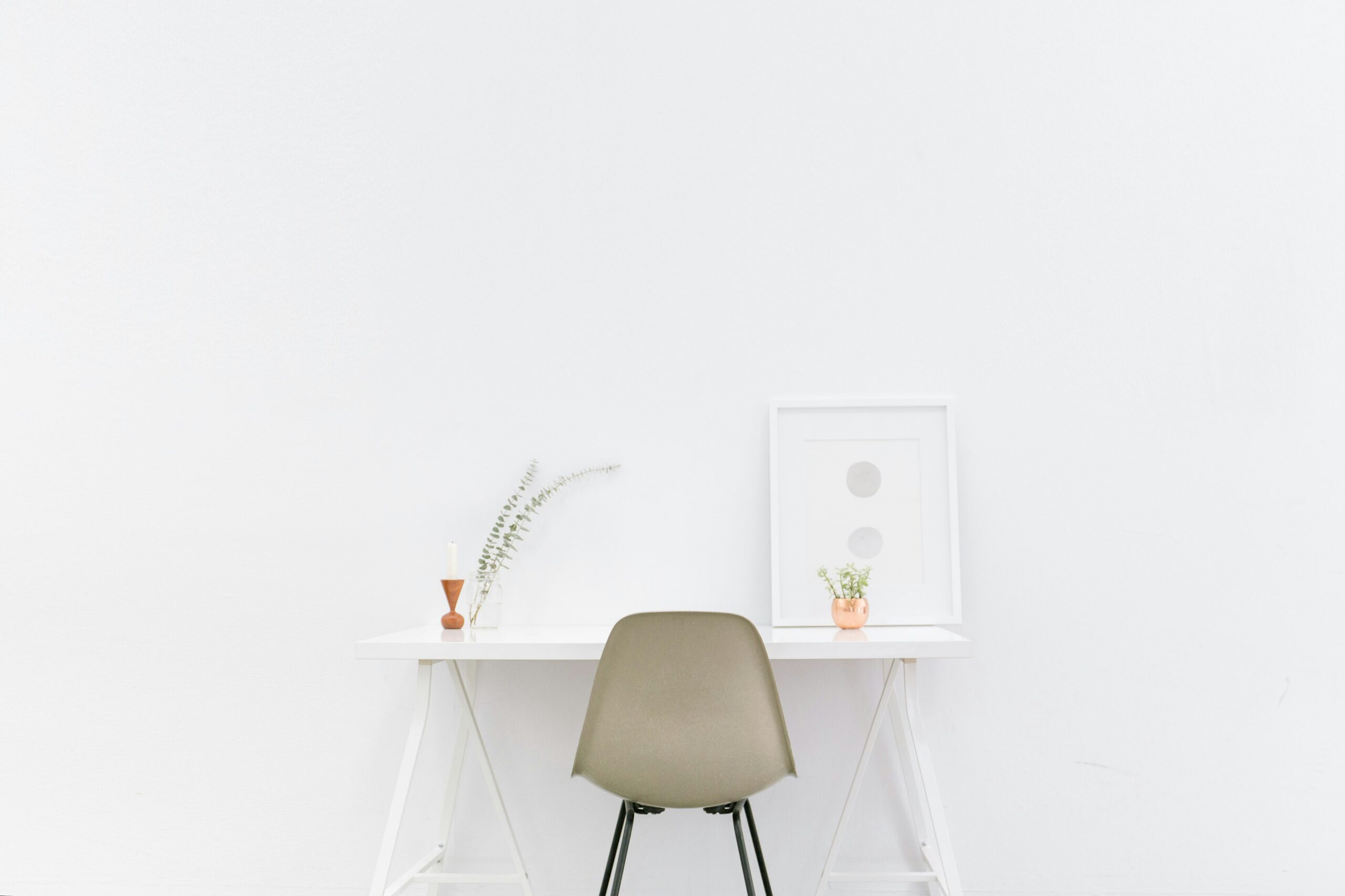 Minimalismus, Schreibtisch