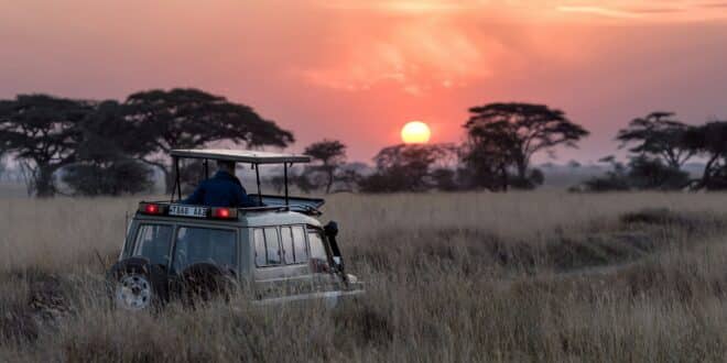 Sonnenuntergang Afrika